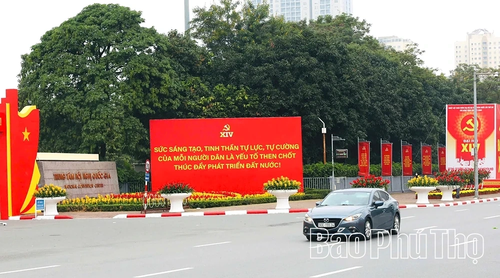 Đại hội đại biểu toàn quốc lần thứ XIV của Đảng bắt đầu ngày làm việc đầu tiên