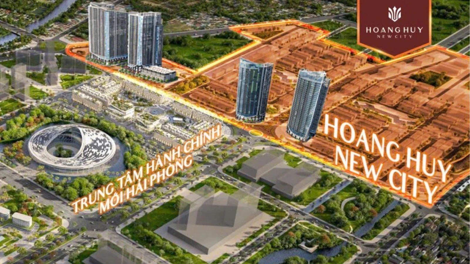 Dự án Hoàng Huy New City - Điểm nhấn quy hoạch đô thị mới Bắc Sông Cấm (Hải Phòng)