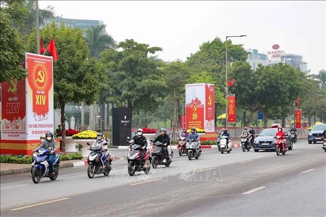 Đảm bảo an ninh trật tự, an toàn giao thông cho phiên khai mạc Đại hội XIV của Đảng