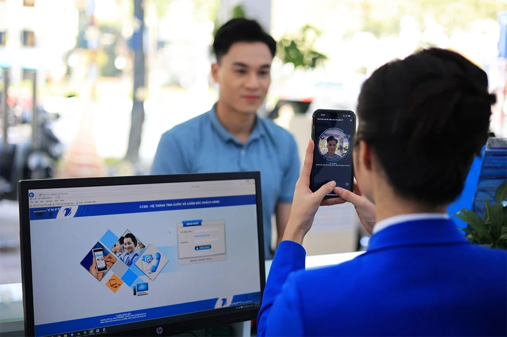 Thuê bao di động khi đổi máy điện thoại sẽ phải sinh trắc học khuôn mặt