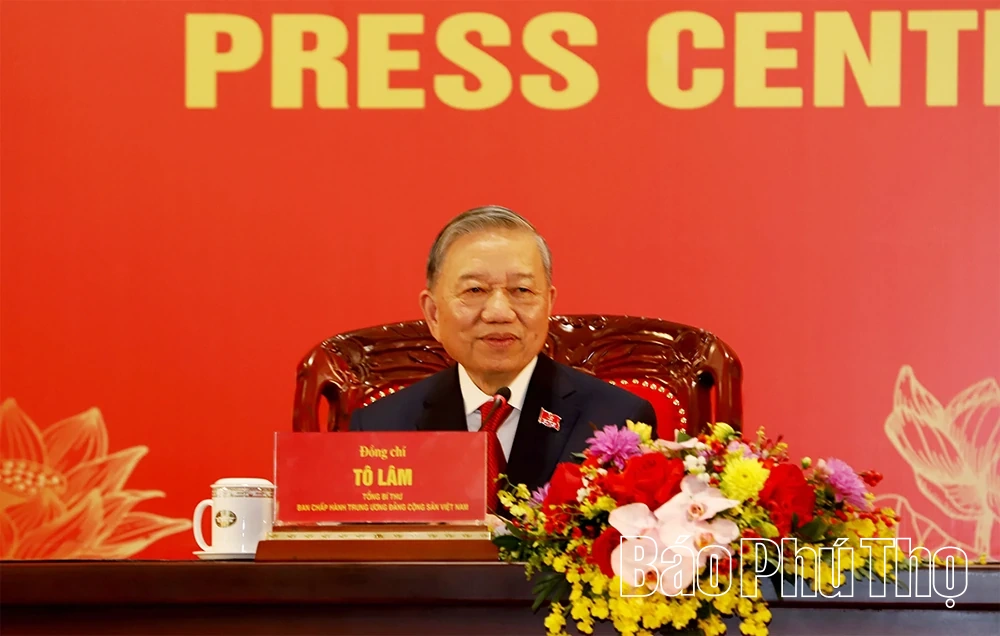 Tổng Bí thư Tô Lâm chủ trì buổi họp báo quốc tế công bố kết quả Đại hội XIV của Đảng