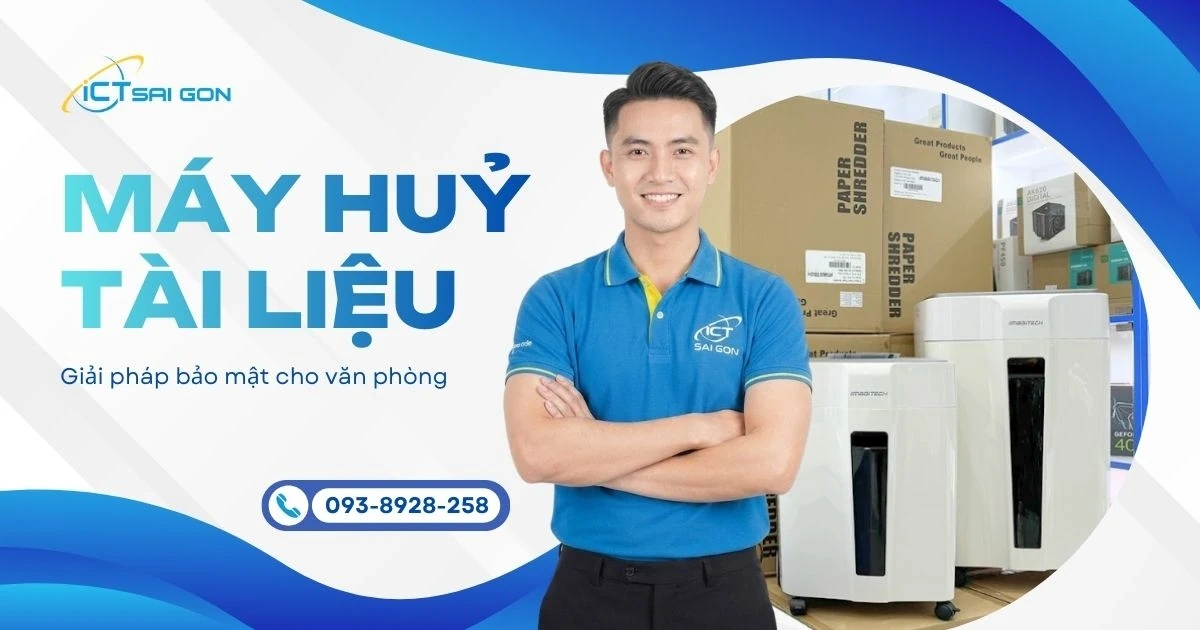 Top 5 máy hủy tài liệu văn phòng đáng mua nhất 2026
