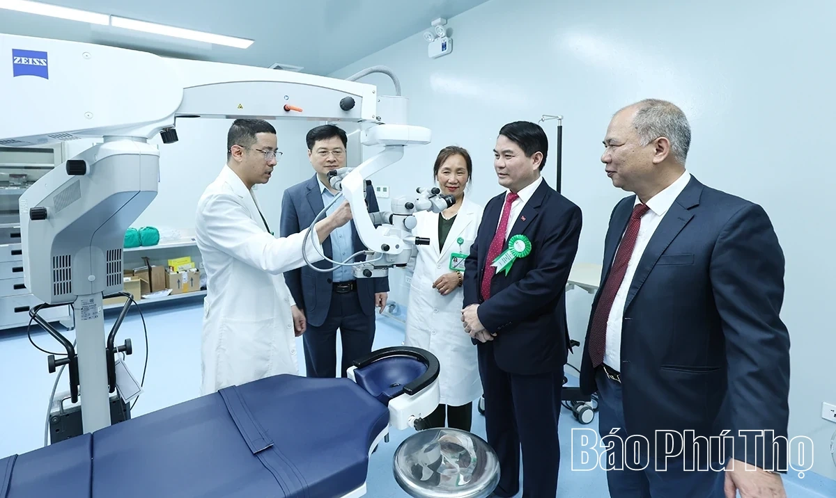 Khai trương Bệnh viện Mắt Hà Nội - Phú Thọ