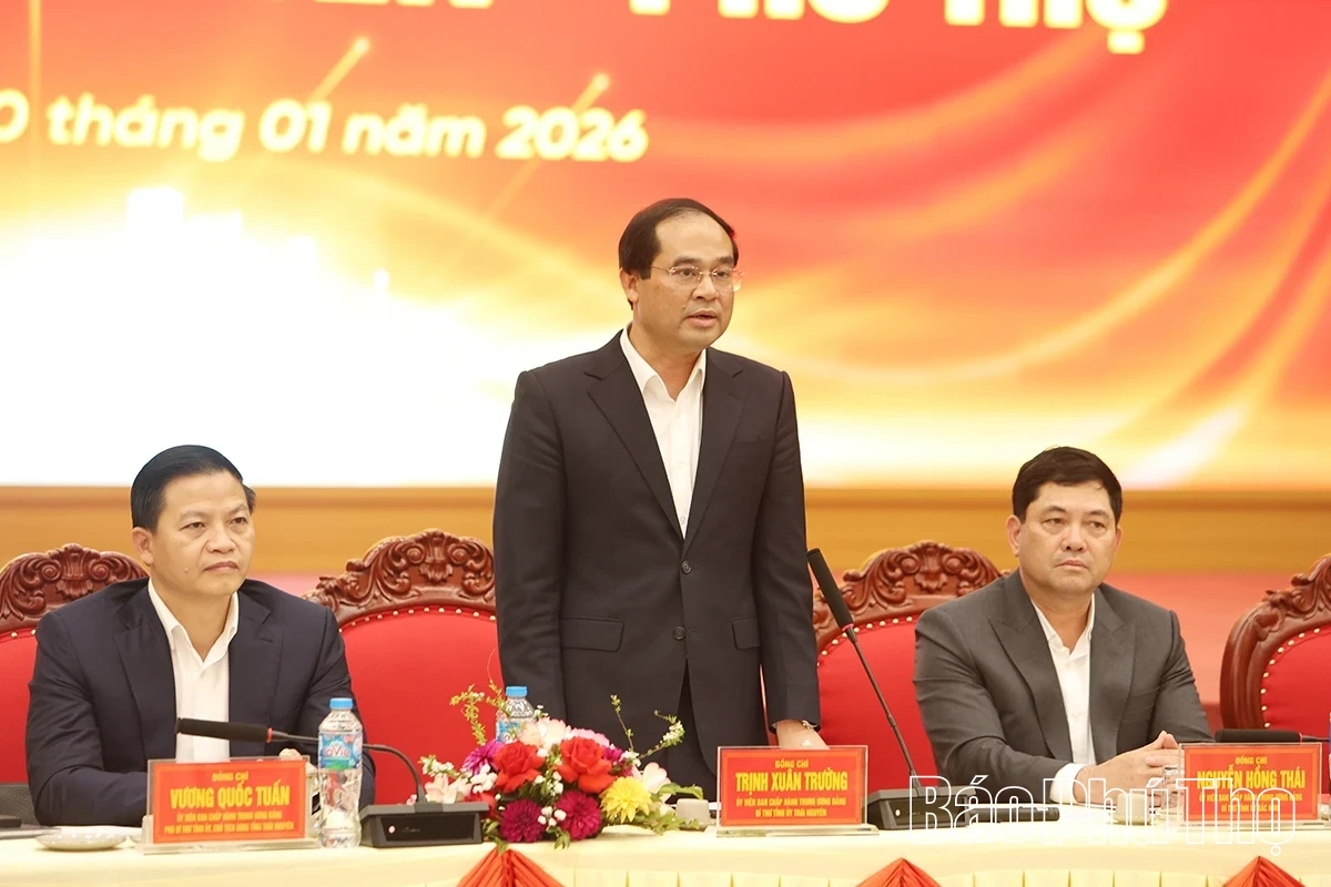 Hội nghị trao đổi công tác giữa 3 tỉnh Bắc Ninh - Thái Nguyên - Phú Thọ