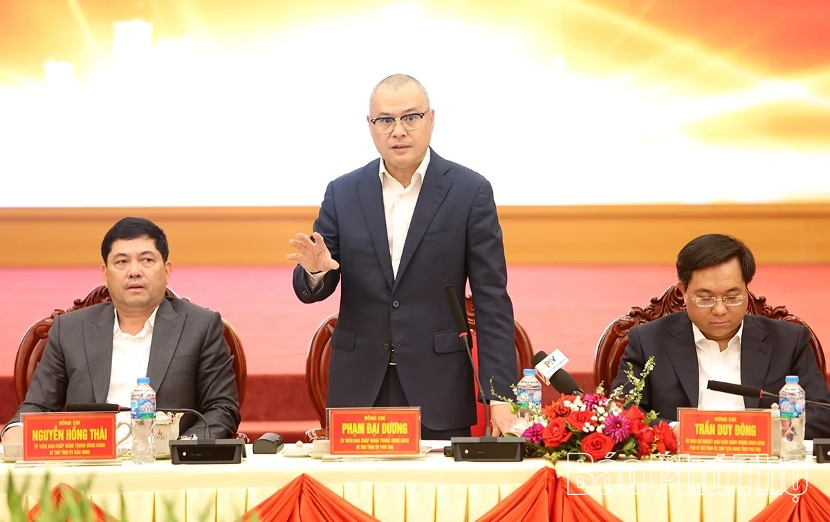 Hội nghị trao đổi công tác giữa 3 tỉnh Bắc Ninh - Thái Nguyên - Phú Thọ