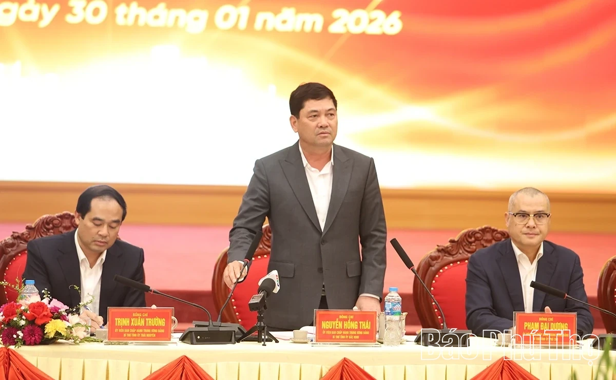 Hội nghị trao đổi công tác giữa 3 tỉnh Bắc Ninh - Thái Nguyên - Phú Thọ