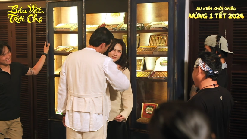 Hé lộ hậu trường phim Tết “Báu vật trời cho”