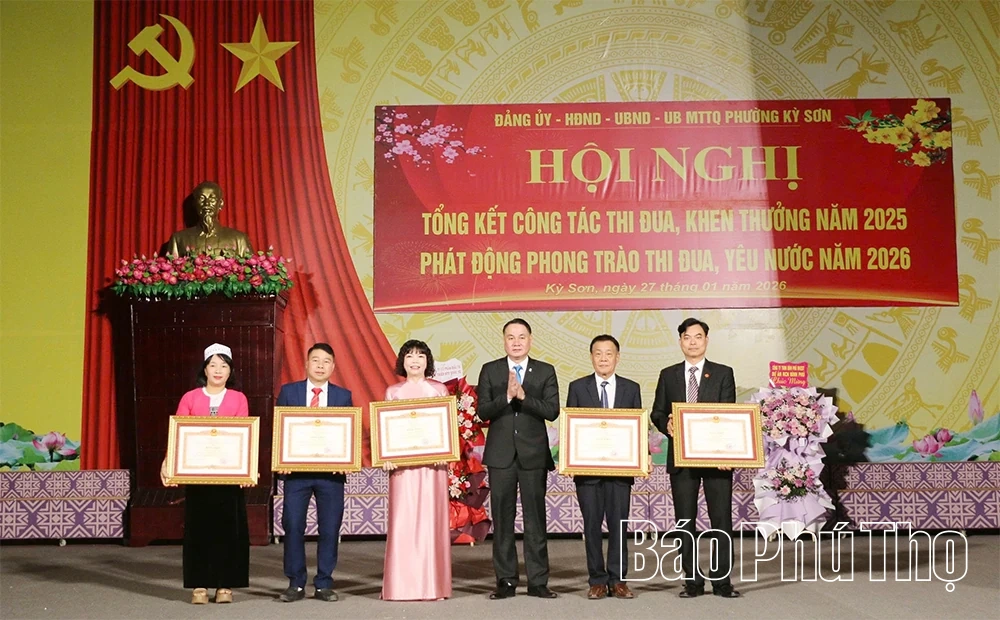 Phường Kỳ Sơn phát động phong trào thi đua, yêu nước năm 2026