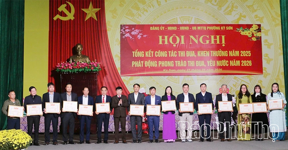 Phường Kỳ Sơn phát động phong trào thi đua, yêu nước năm 2026