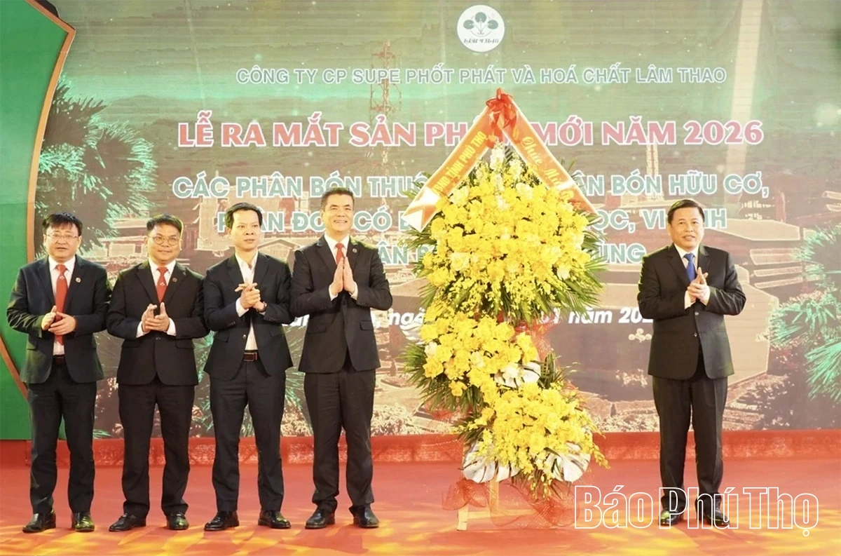 Supe Lâm Thao ra mắt thị trường sản phẩm phân bón mới năm 2026