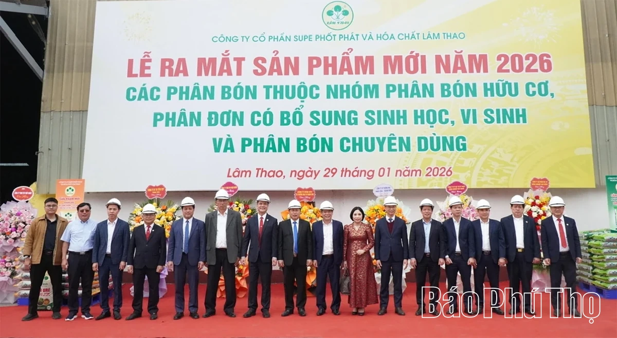 Supe Lâm Thao ra mắt thị trường sản phẩm phân bón mới năm 2026