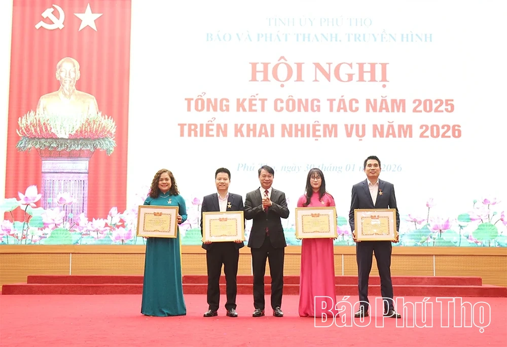 Báo và phát thanh, truyền hình Phú Thọ triển khai nhiệm vụ năm 2026
