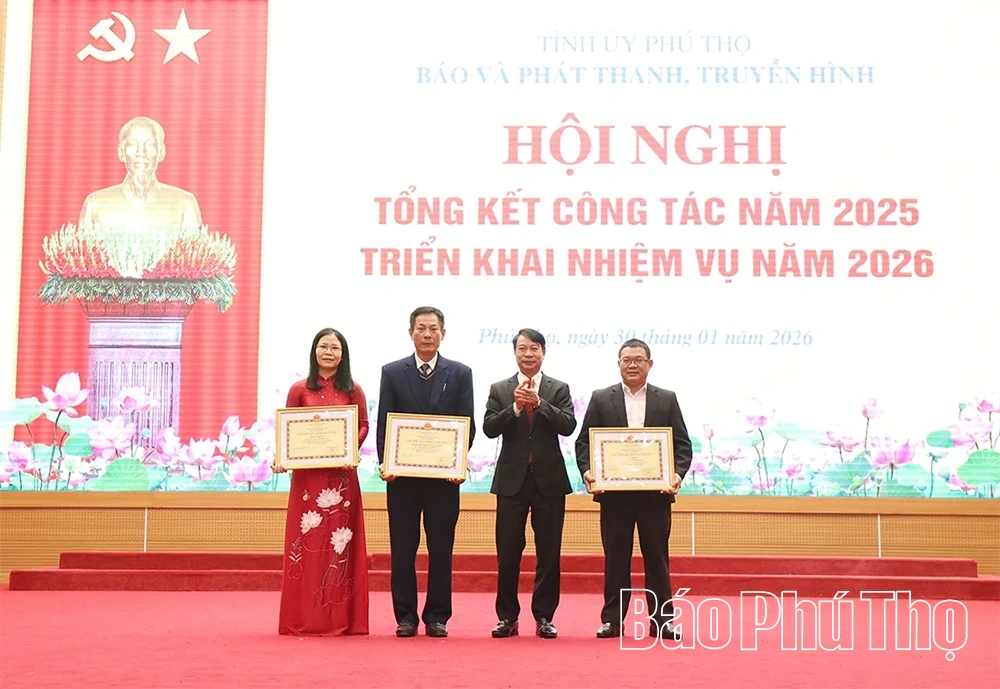 Báo và phát thanh, truyền hình Phú Thọ triển khai nhiệm vụ năm 2026