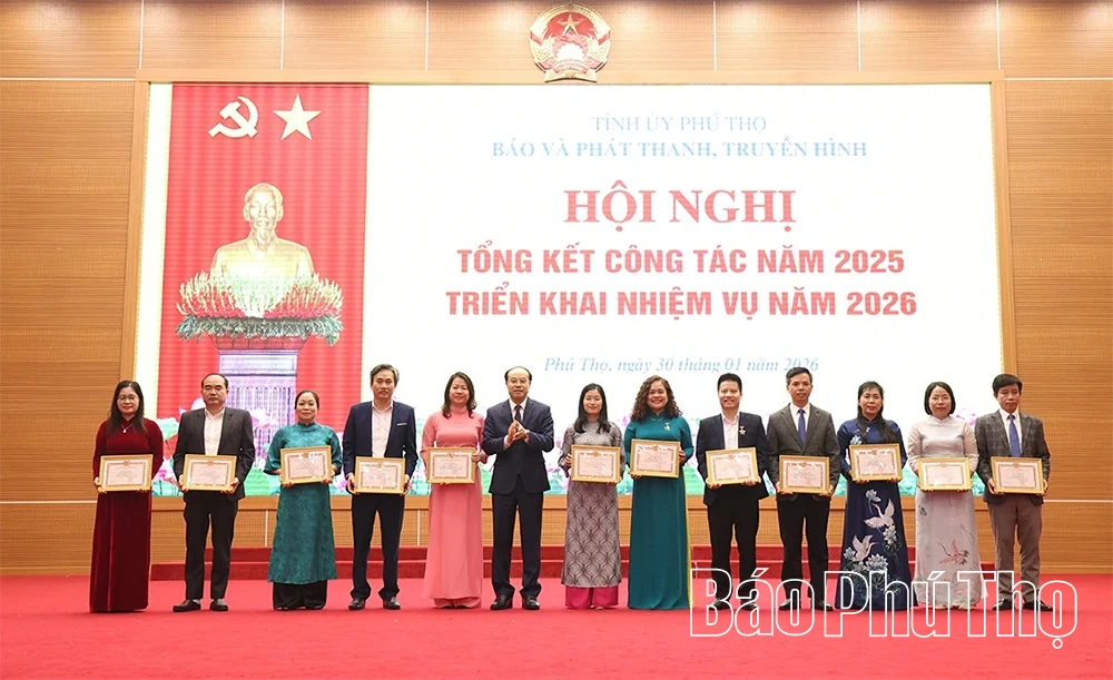Báo và phát thanh, truyền hình Phú Thọ triển khai nhiệm vụ năm 2026