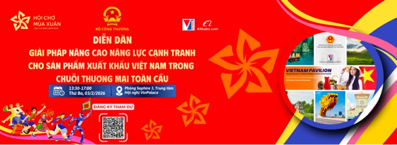 Sắp diễn ra diễn đàn nâng cao năng lực cạnh tranh cho hàng xuất khẩu