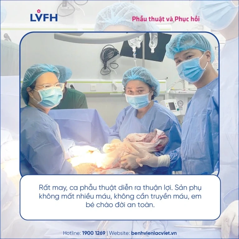 Mổ cấp cứu thành công sản phụ mang nhóm máu Rh âm siêu hiếm