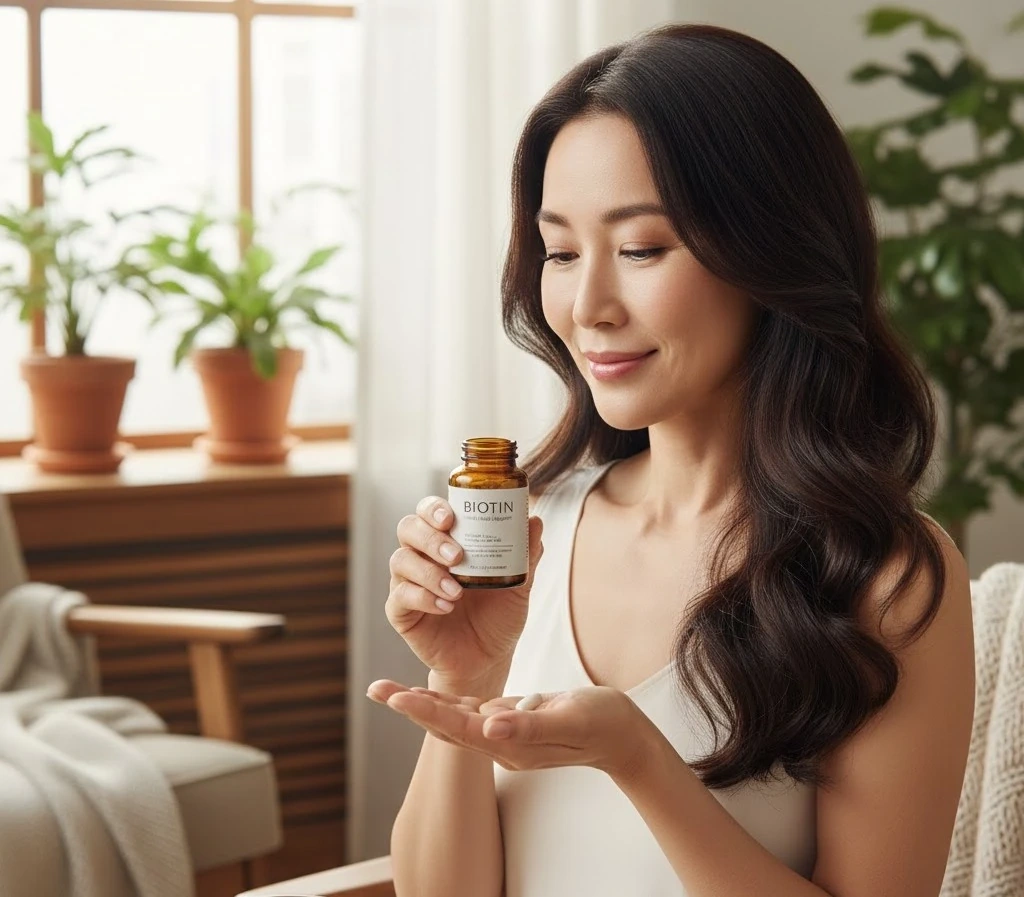 Biotin hỗ trợ mọc tóc có gây rậm lông cơ thể không?