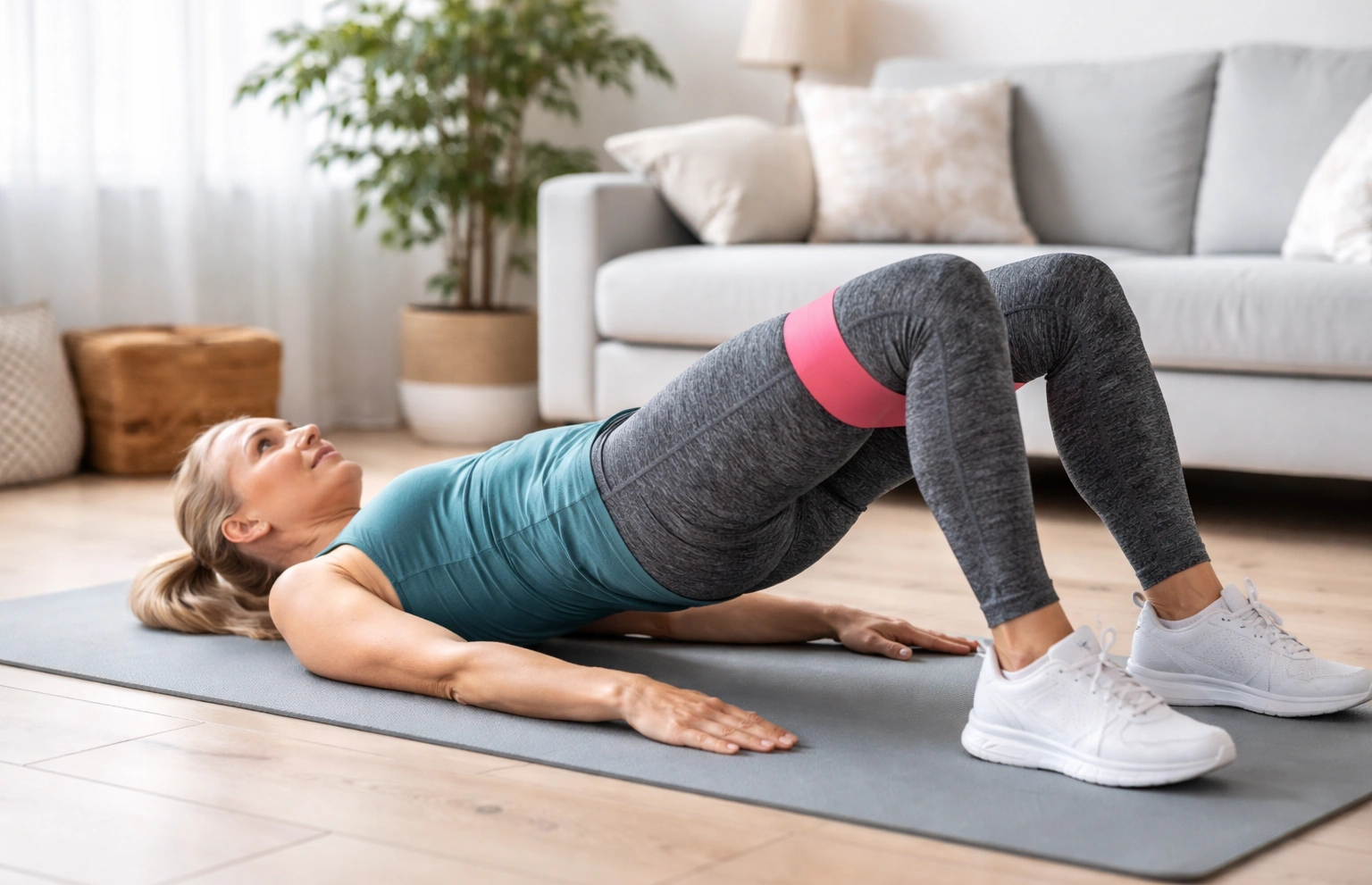 6 bài tập tăng cường sức khỏe khớp hông sau tuổi 55