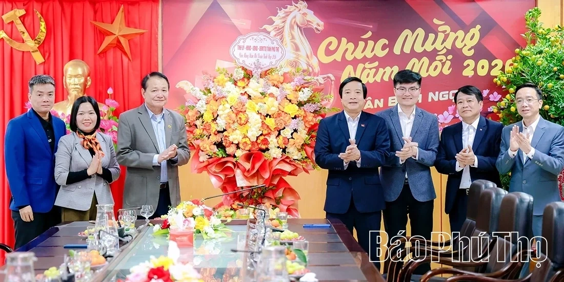 Provincial Party Deputy Secretary Nguyen Manh Son Visits and Extends New Year Greetings to Local Businesses