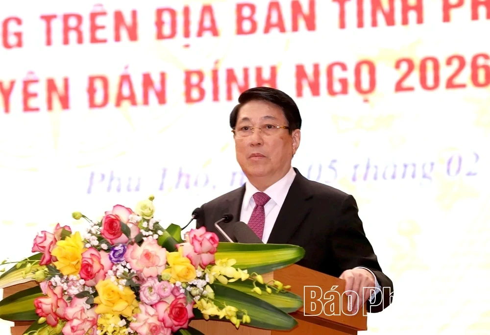State President Luong Cuong Visits, Presents Gifts, and Extends Lunar New Year Wishes in Phu Tho