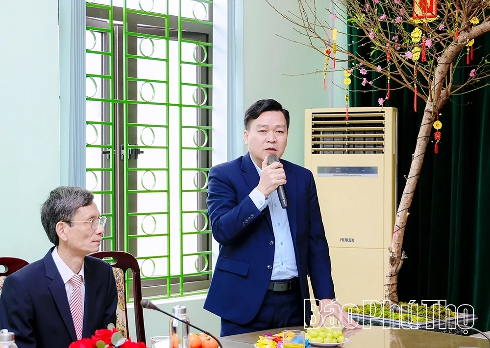 Phó Bí thư Tỉnh ủy Nguyễn Mạnh Sơn thăm, chúc Tết doanh nghiệp trên địa bàn tỉnh