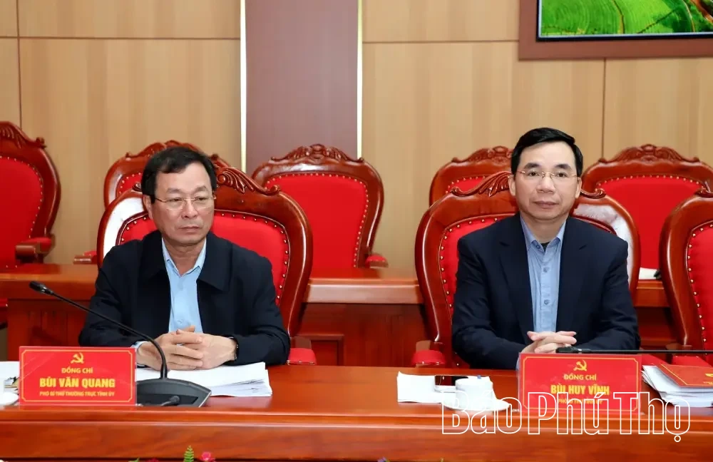 Ban Thường vụ Tỉnh uỷ họp bàn các nội dung quan trọng về kinh tế - ngân sách, an sinh xã hội và chuẩn bị Giỗ Tổ Hùng Vương - Lễ hội Đền Hùng năm Bính Ngọ