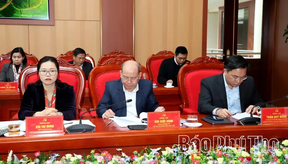 Ban Thường vụ Tỉnh uỷ họp bàn các nội dung quan trọng về kinh tế - ngân sách, an sinh xã hội và chuẩn bị Giỗ Tổ Hùng Vương - Lễ hội Đền Hùng năm Bính Ngọ