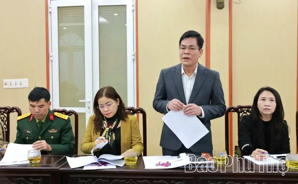 Triển khai kế hoạch tổ chức Hội báo Xuân Phú Thọ 2026