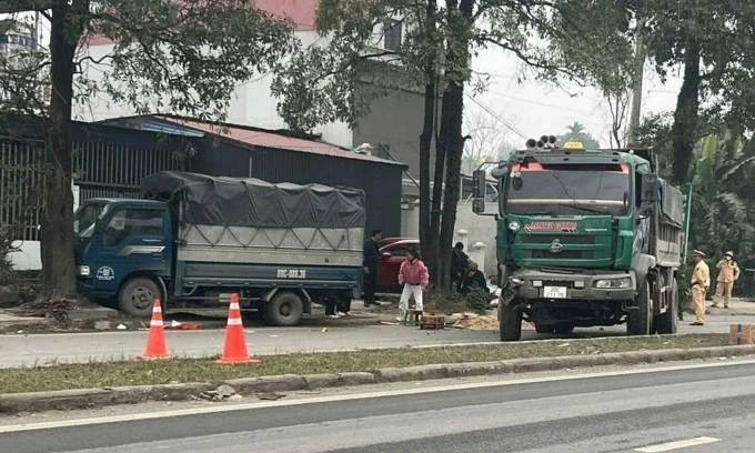 CSGT bị tông tử vong khi đang kiểm tra xe tải