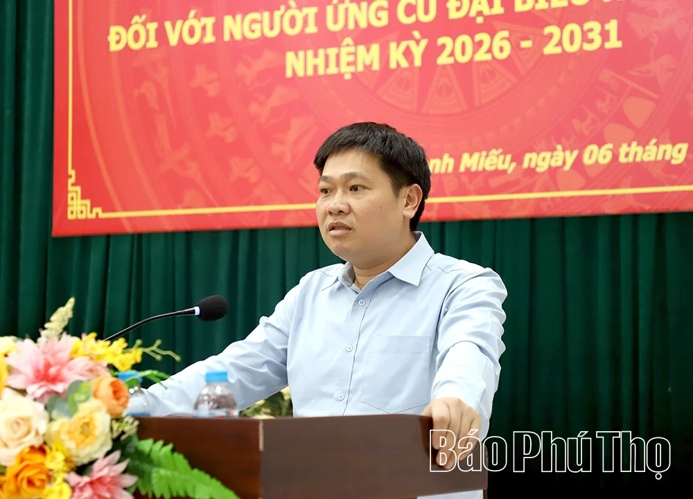 Hội nghị lấy ý kiến đối với người ứng cử đại biểu HĐND các cấp