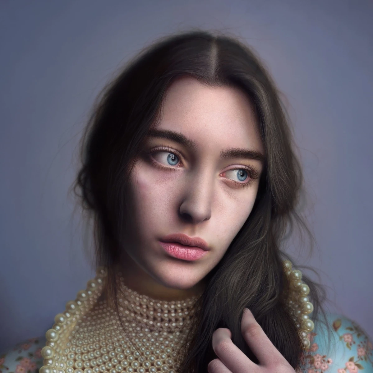 Chân dung phái đẹp trong loạt tranh cực thực