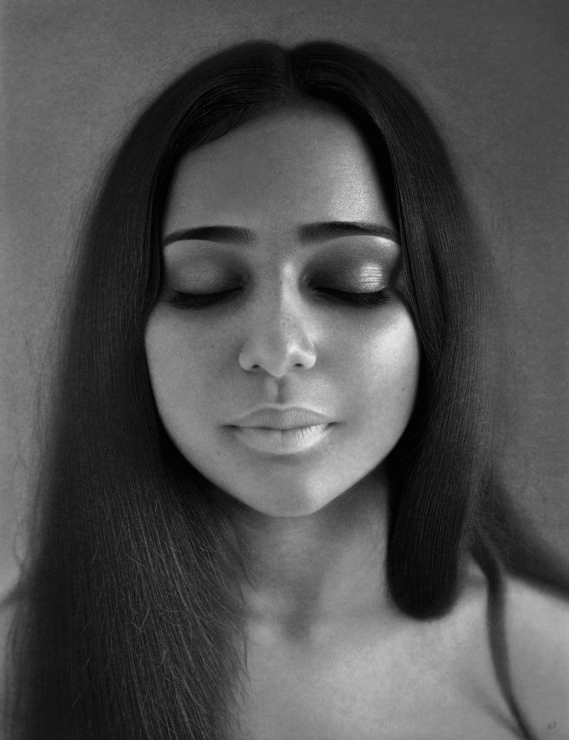 Chân dung phái đẹp trong loạt tranh cực thực