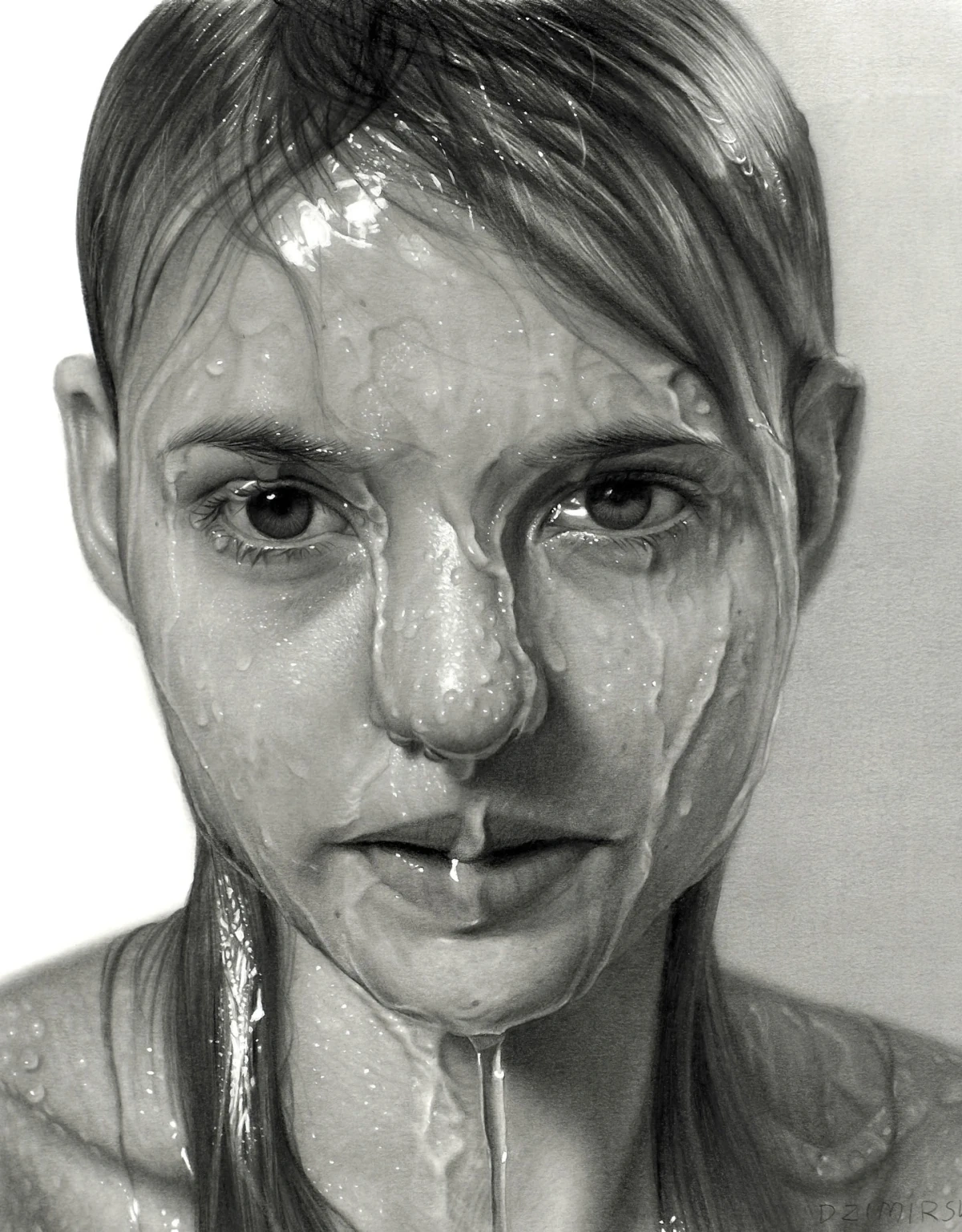 Chân dung phái đẹp trong loạt tranh cực thực