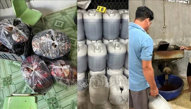 Phát hiện cơ sở sản xuất, buôn bán cà phê bột giả quy mô lớn