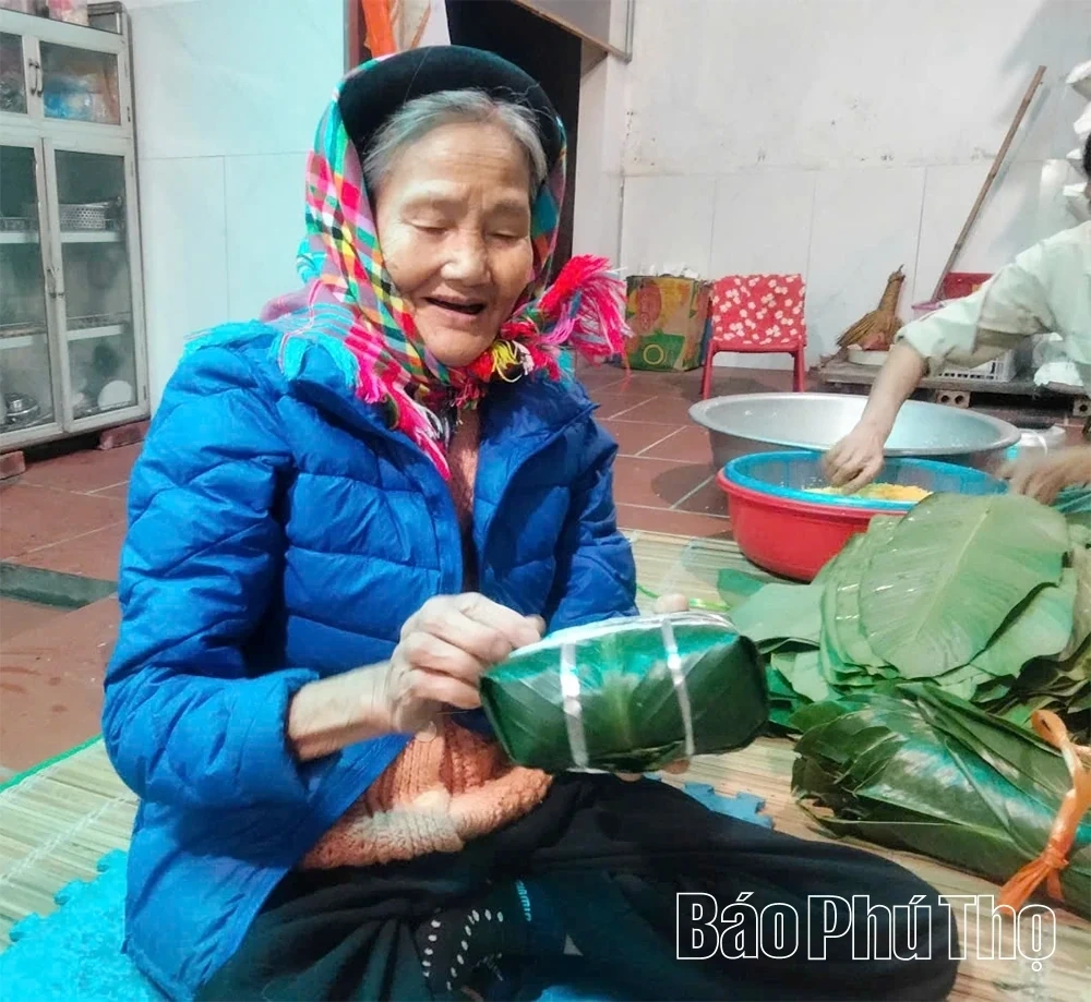 Diem Xuan Village: A Bustle of Banh Chung as Tet Approaches