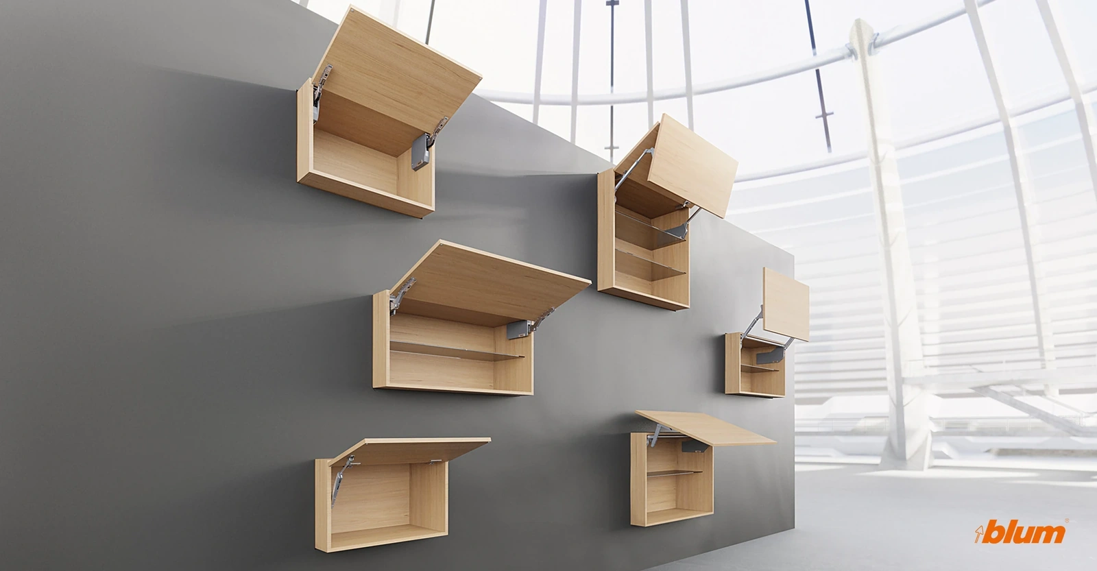 Blum giới thiệu giải pháp tay nâng AVENTOS cho nhiều không gian nội thất hiện đại