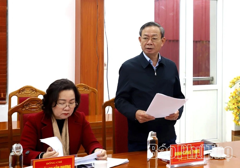 Ban Thường vụ Đảng ủy các cơ quan Đảng tỉnh cho ý kiến một số nhiệm vụ trọng tâm