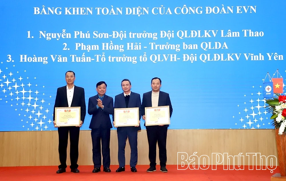 Công đoàn Công ty Điện lực Phú Thọ triển khai nhiệm vụ năm 2026