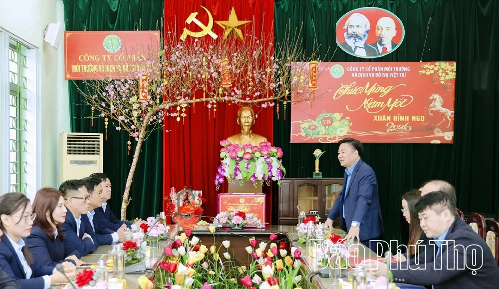 Liên đoàn Lao động tỉnh thăm, chúc Tết các cơ quan, đơn vị