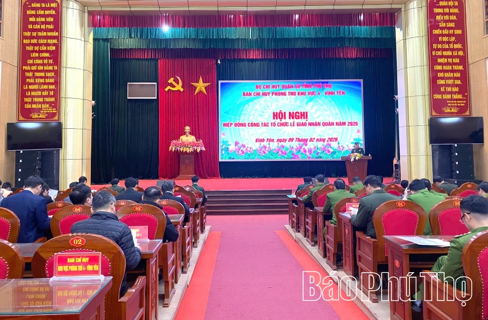 Hội nghị hiệp đồng tổ chức Lễ giao, nhận quân năm 2026