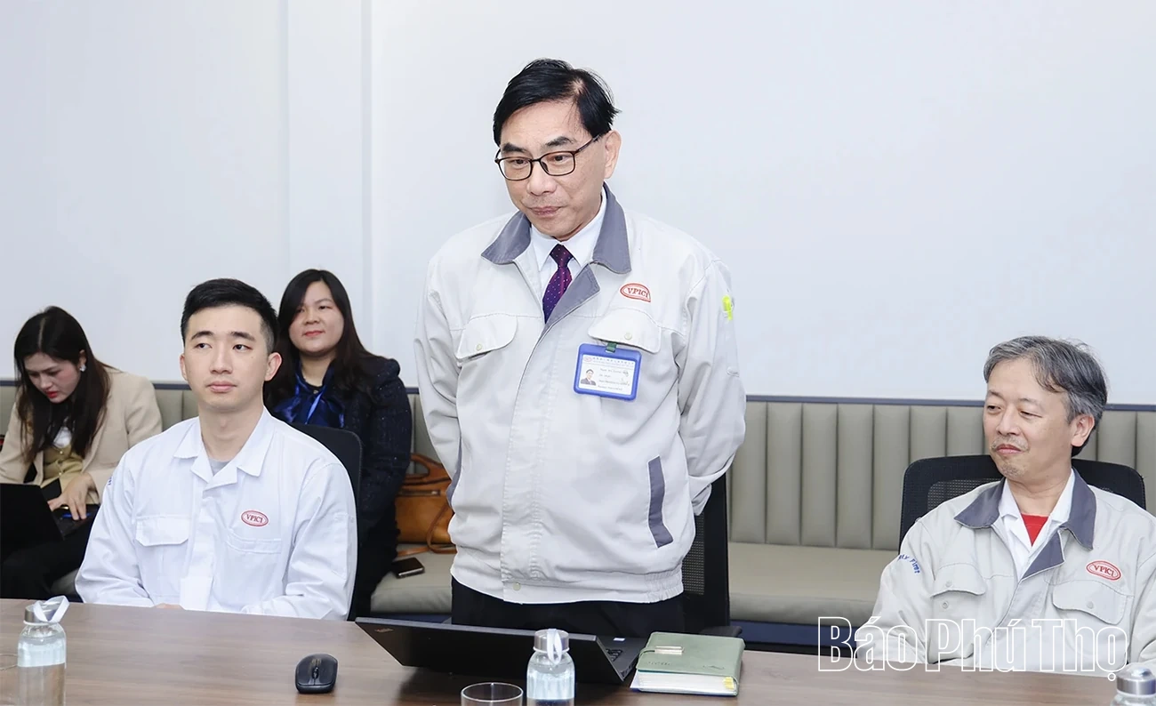 Chủ tịch UBND tỉnh Trần Duy Đông chúc Tết một số doanh nghiệp khu vực Vĩnh Phúc