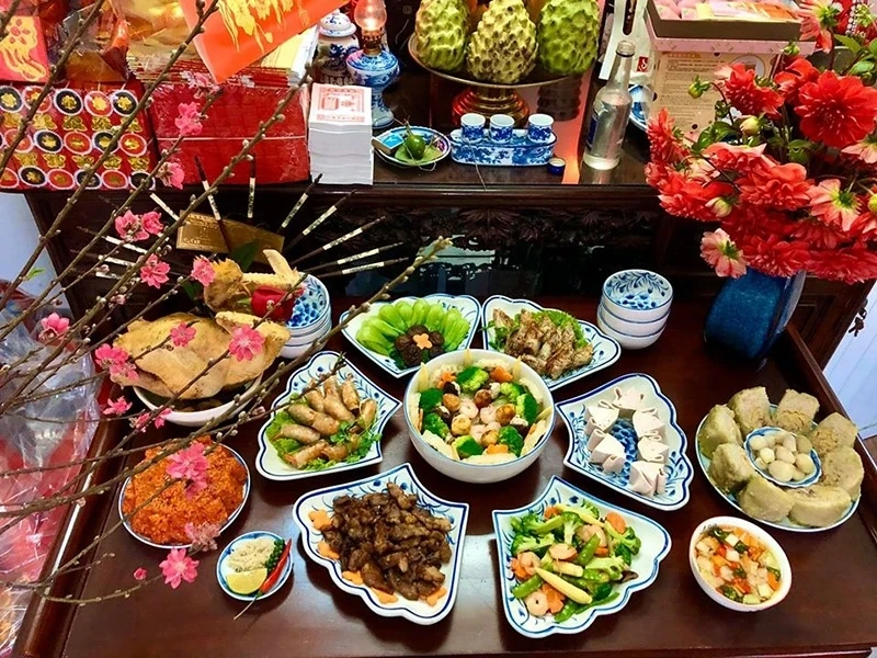 Dinh dưỡng, an toàn và đủ đầy từ mâm cơm ngày Tết