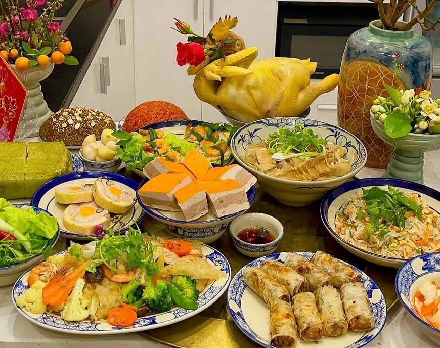 Dinh dưỡng, an toàn và đủ đầy từ mâm cơm ngày Tết