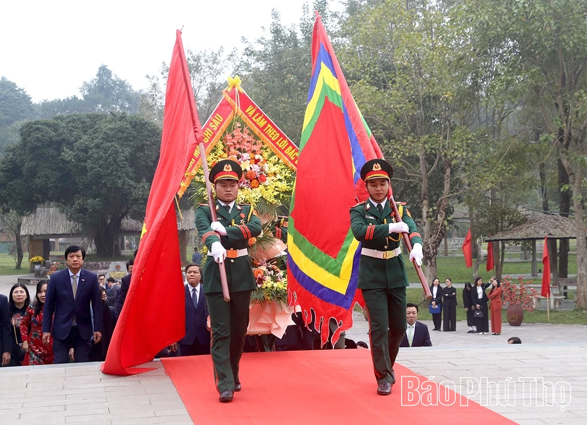 Dâng hương tưởng niệm, tri ân công đức các Vua Hùng trước thềm năm mới Bính Ngọ 2026
