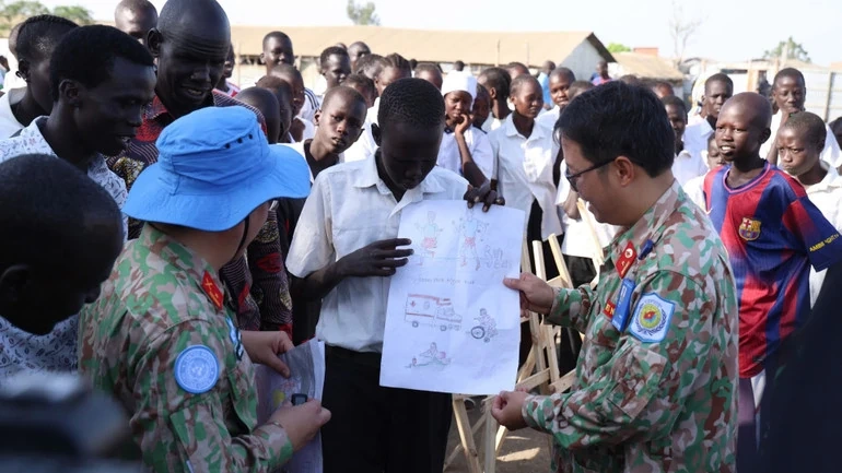 Nhiều hoạt động ý nghĩa đầu xuân Bính Ngọ của lực lượng gìn giữ hòa bình Việt Nam