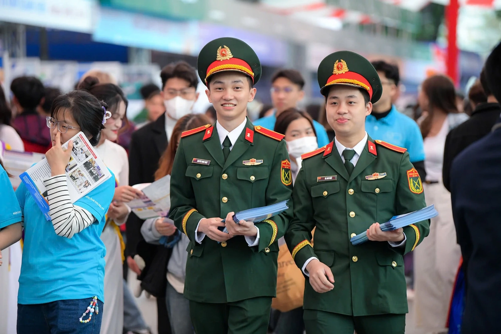 Bài thi đánh giá năng lực vào trường quân đội có ba phần