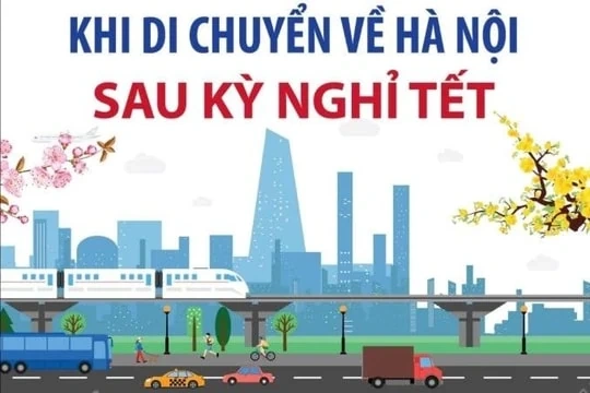 Một số lưu ý khi di chuyển về Hà Nội sau kỳ nghỉ Tết
