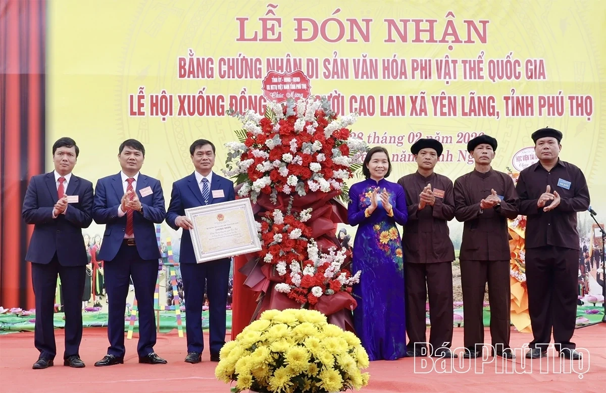 Cao Lan Ethnic Group’s Field-opening Festival in Yen Lang Officially Recognized as National Intangible Cultural Heritage