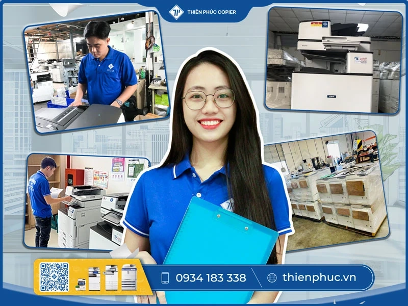 Vì sao nên chọn Thiên Phúc Copier khi thuê máy photocopy?
