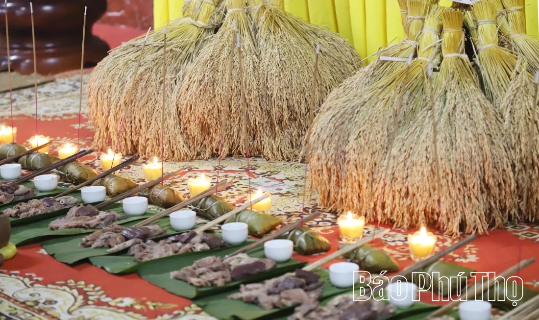 Rước “vía lúa” mong vụ mùa bội thu